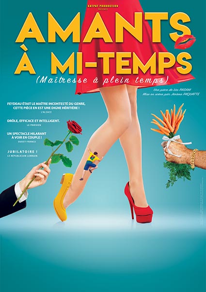 Affiche Amants a mi-temps