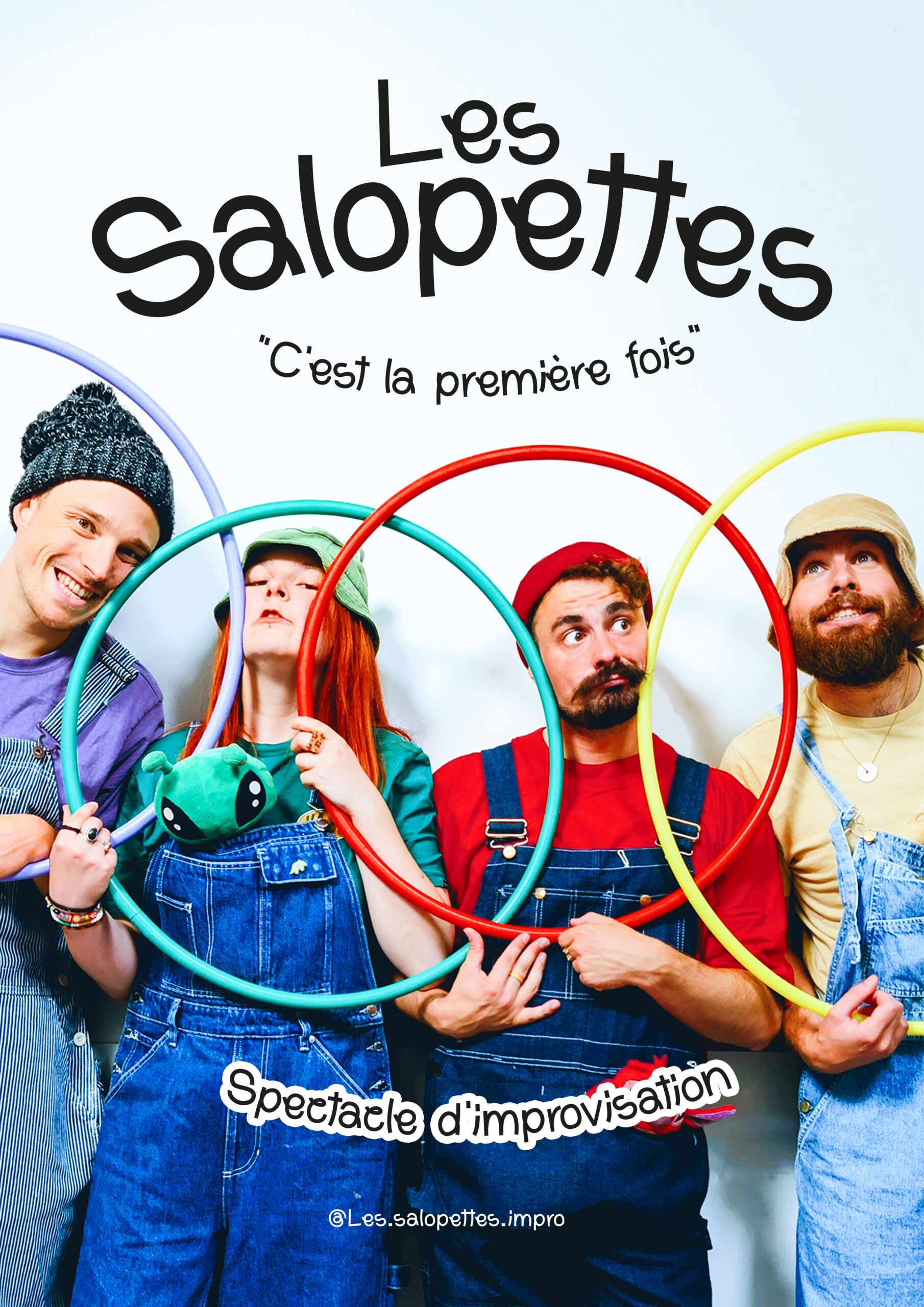 Affiche du spectacle C&rsquo;est la première fois – Les Salopettes à la Comédie de Rennes