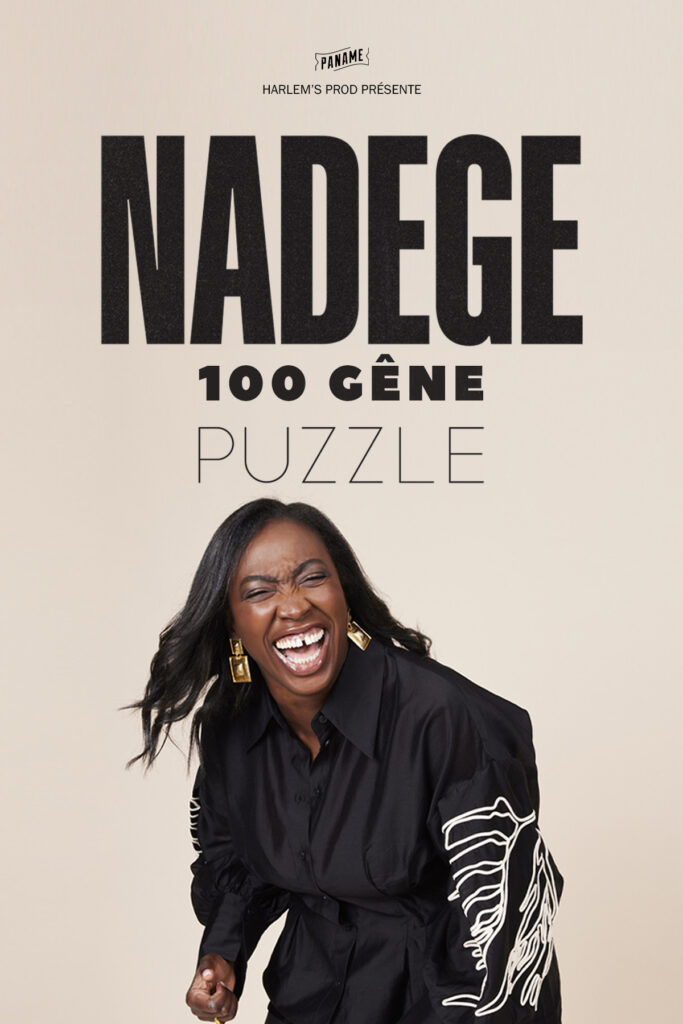 Affiche du spectacle Puzzle de Nadège 100 gêne à la Comédie de Rennes