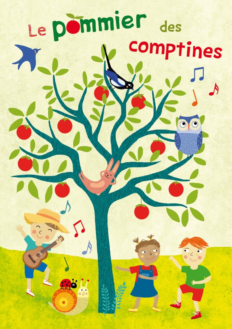 Affiche du spectacle Le pommier des comptines à la Comédie de Rennes