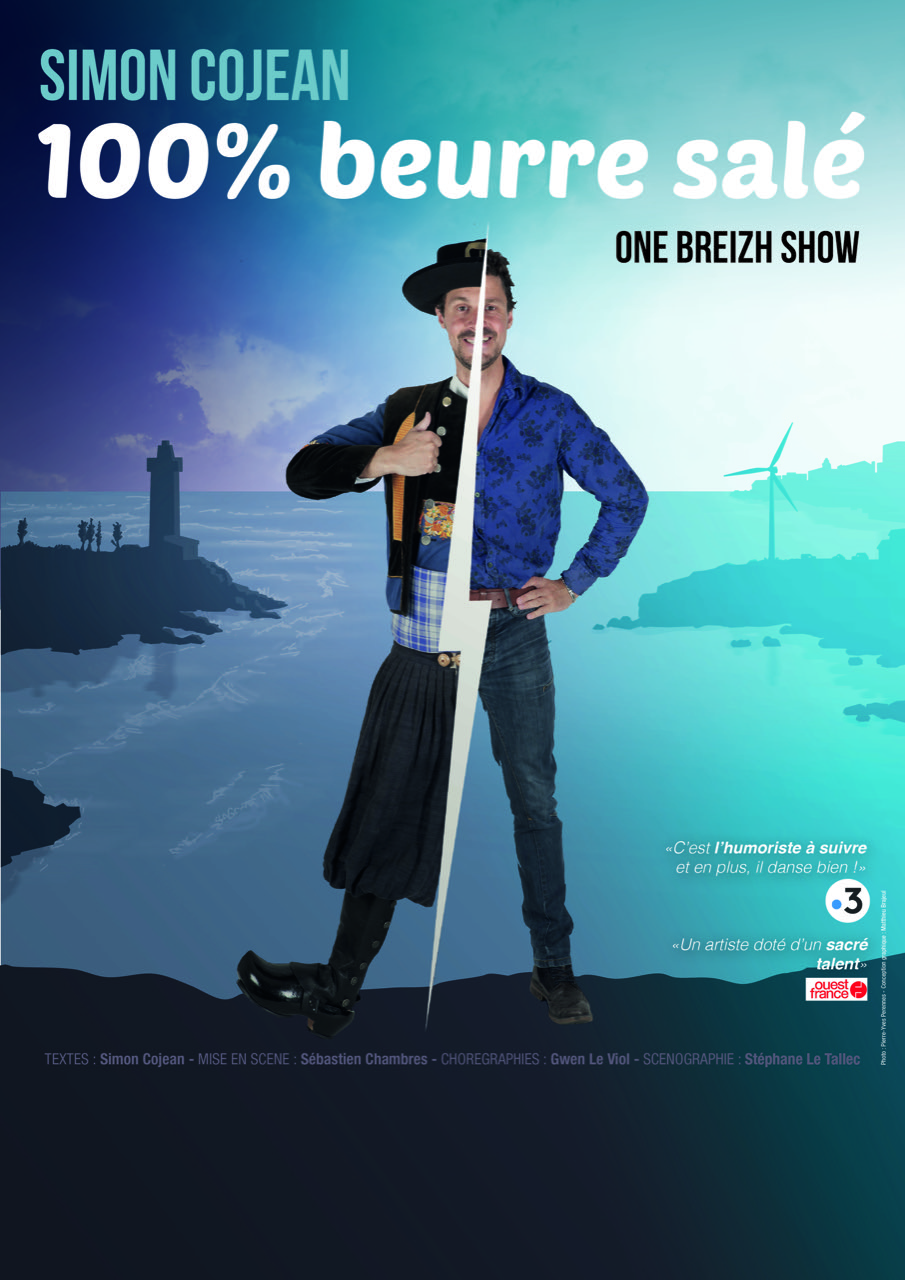 Affiche Simon Cojean dans 100% beurre salé