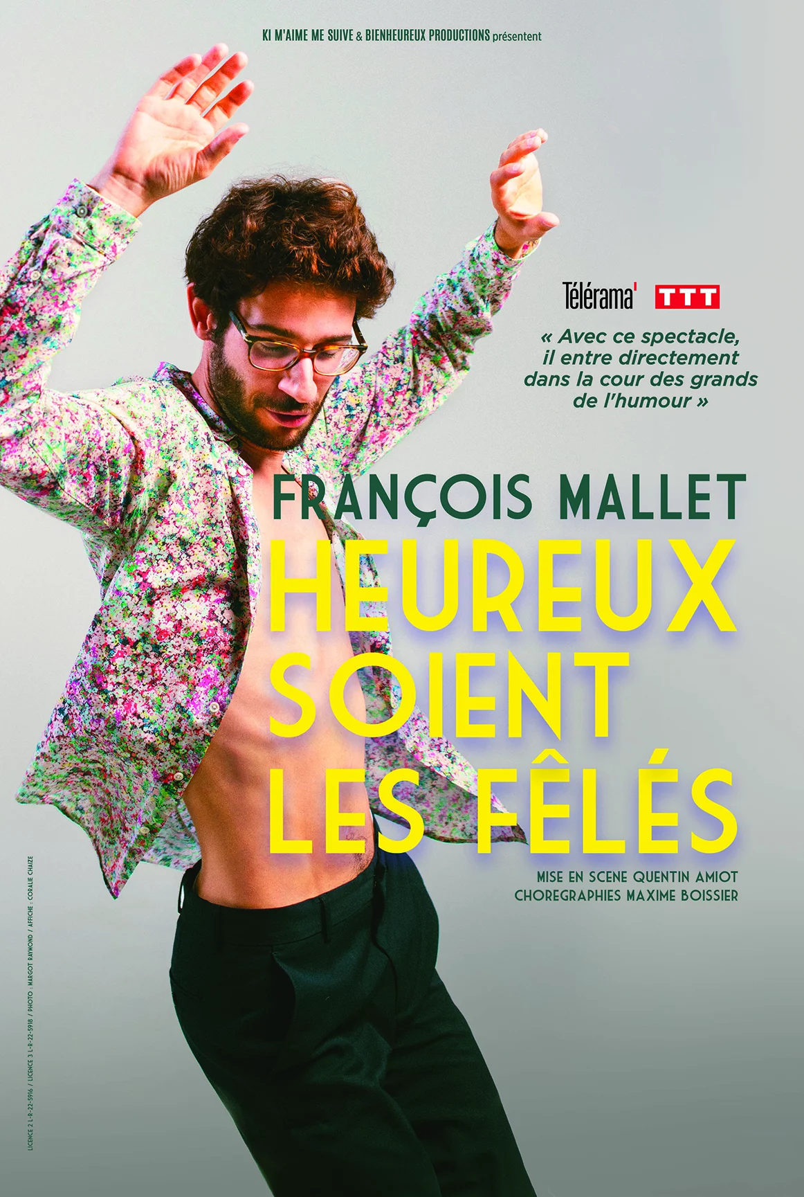 Affiche Francois Mallet dans Heureux soient les feles