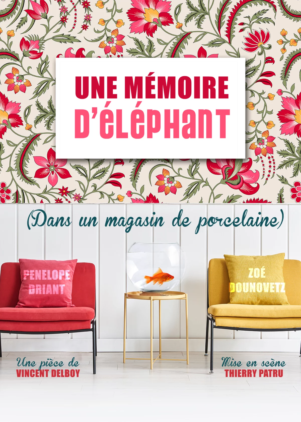 Affiche Memoire d&rsquo;elephant dans un magasin de porcelaine