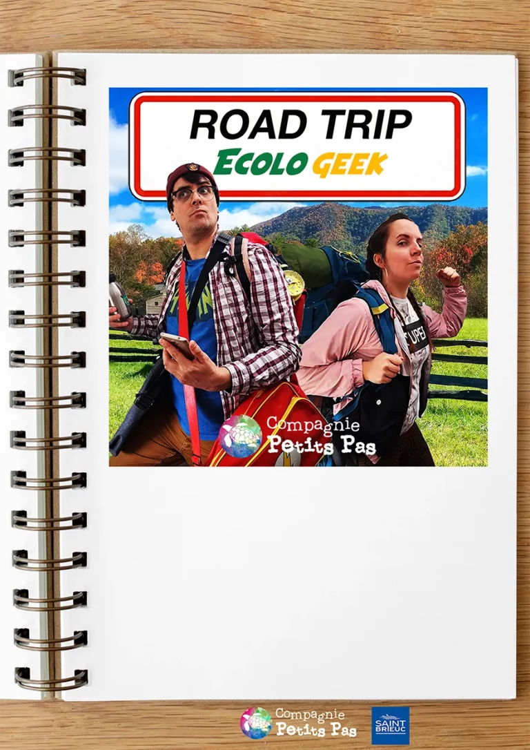 Affiche du spectacle Road Trip Ecolo Geek à la Comédie de Rennes