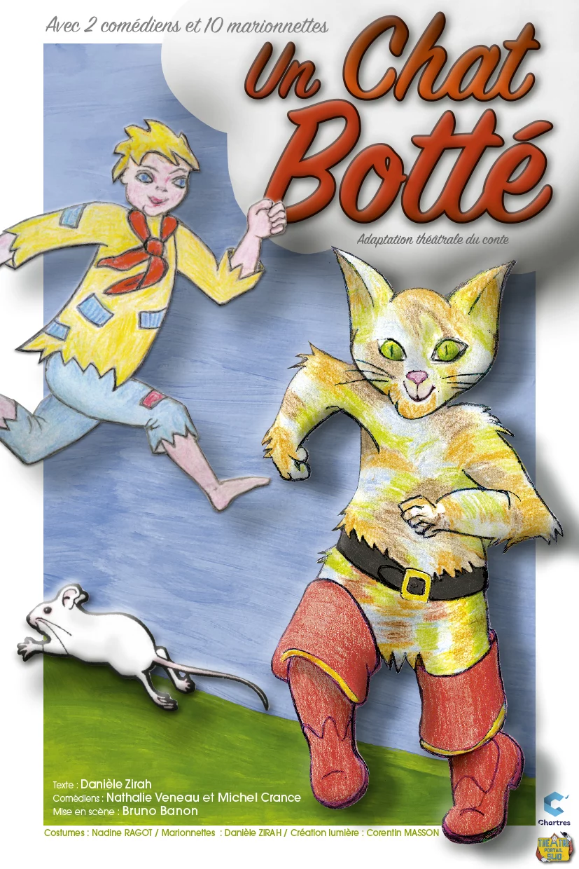 Affiche Un chat botté