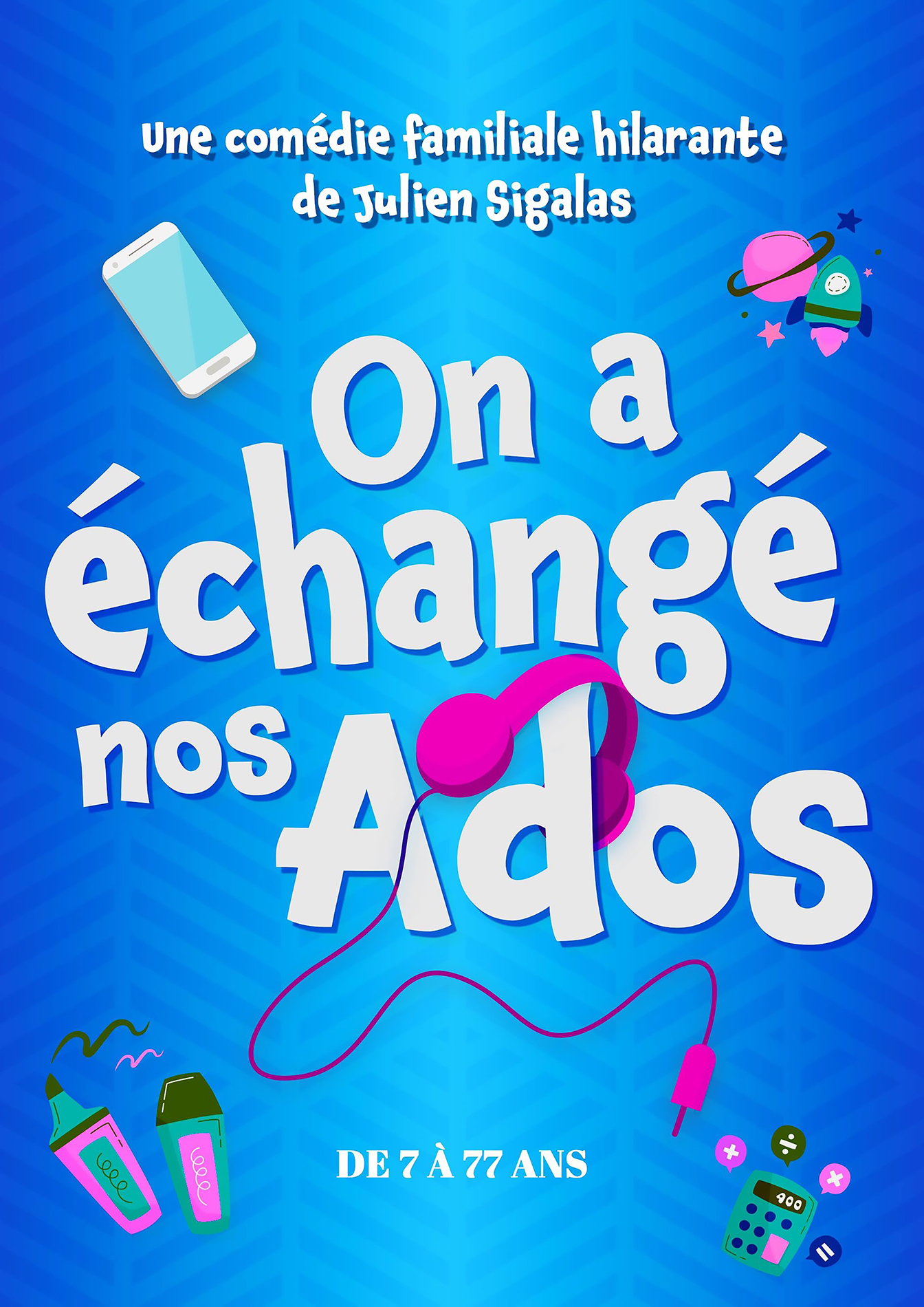 Affiche du spectacle On a échangé nos ados à la Comédie de Rennes