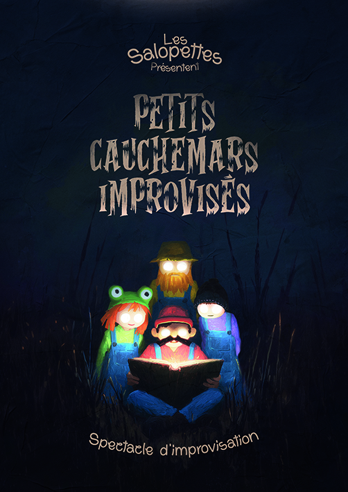Affiche du spectacle Les Salopettes présentent… Les Petits Cauchemars Improvisés à la Comédie de Rennes