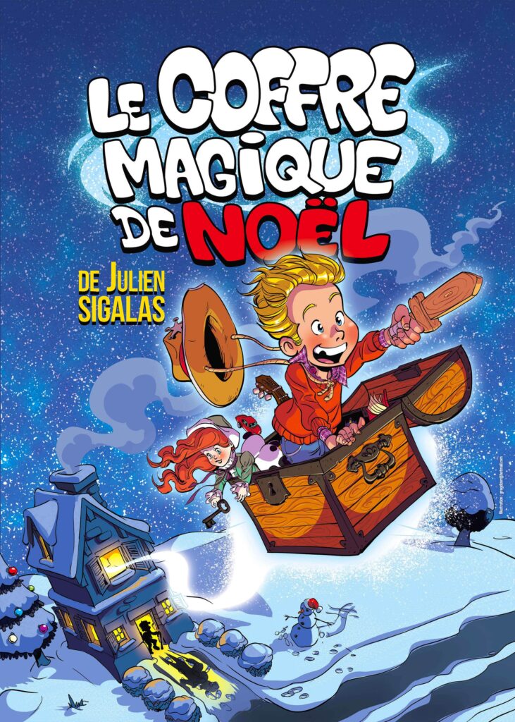 Affiche du spectacle Le coffre magique de Noël à la Comédie de Rennes