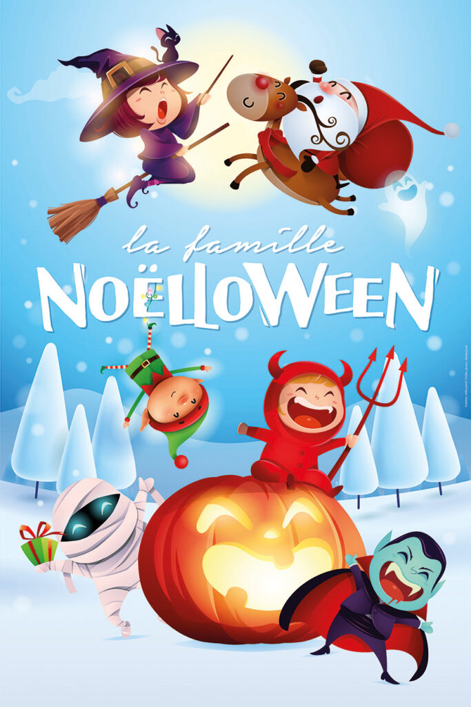 Affiche du spectacle La Famille Noëlloween à la Comédie de Rennes