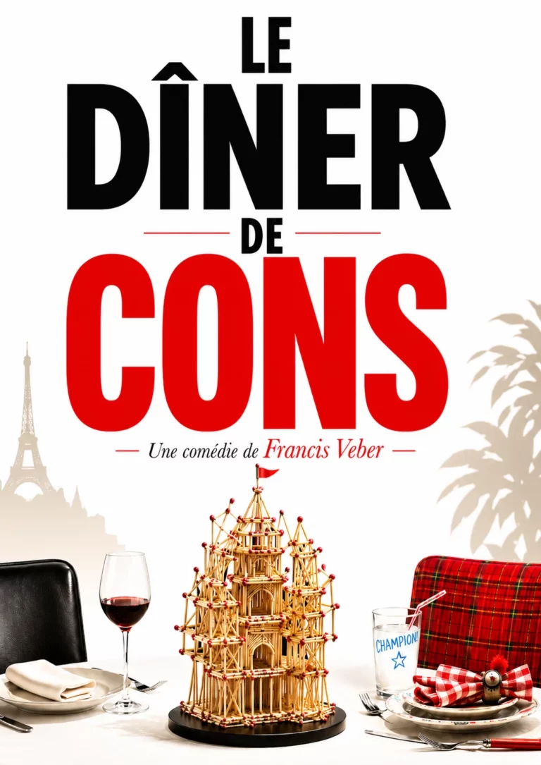 Affiche du spectacle Le diner de cons à la Comédie de Rennes