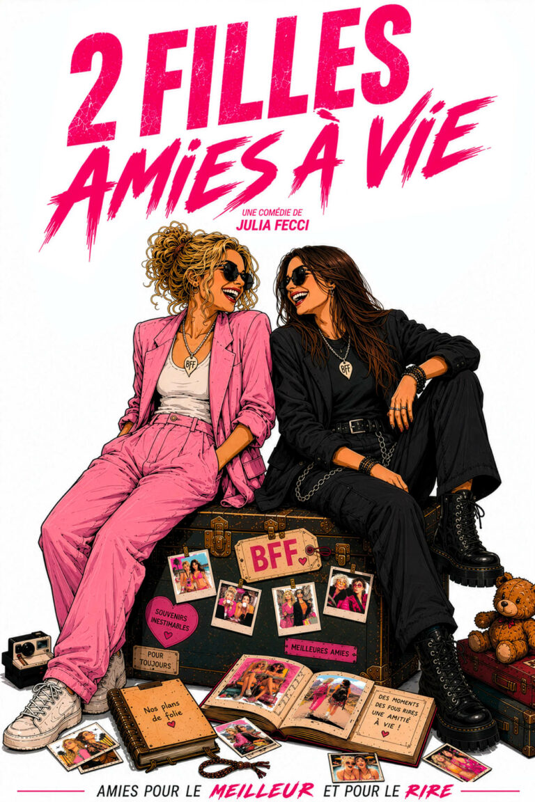 Affiche du spectacle 2 filles amies à vie à la Comédie de Rennes