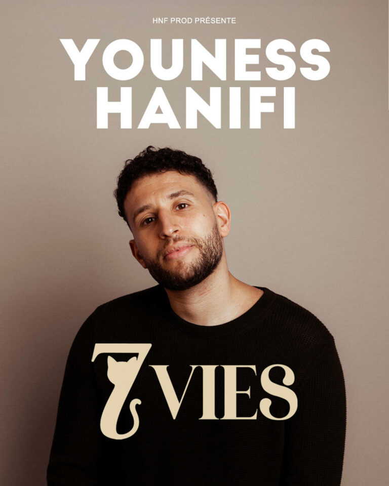 Affiche du spectacle Youness Hanifi « 7 vies » à la Comédie de Rennes