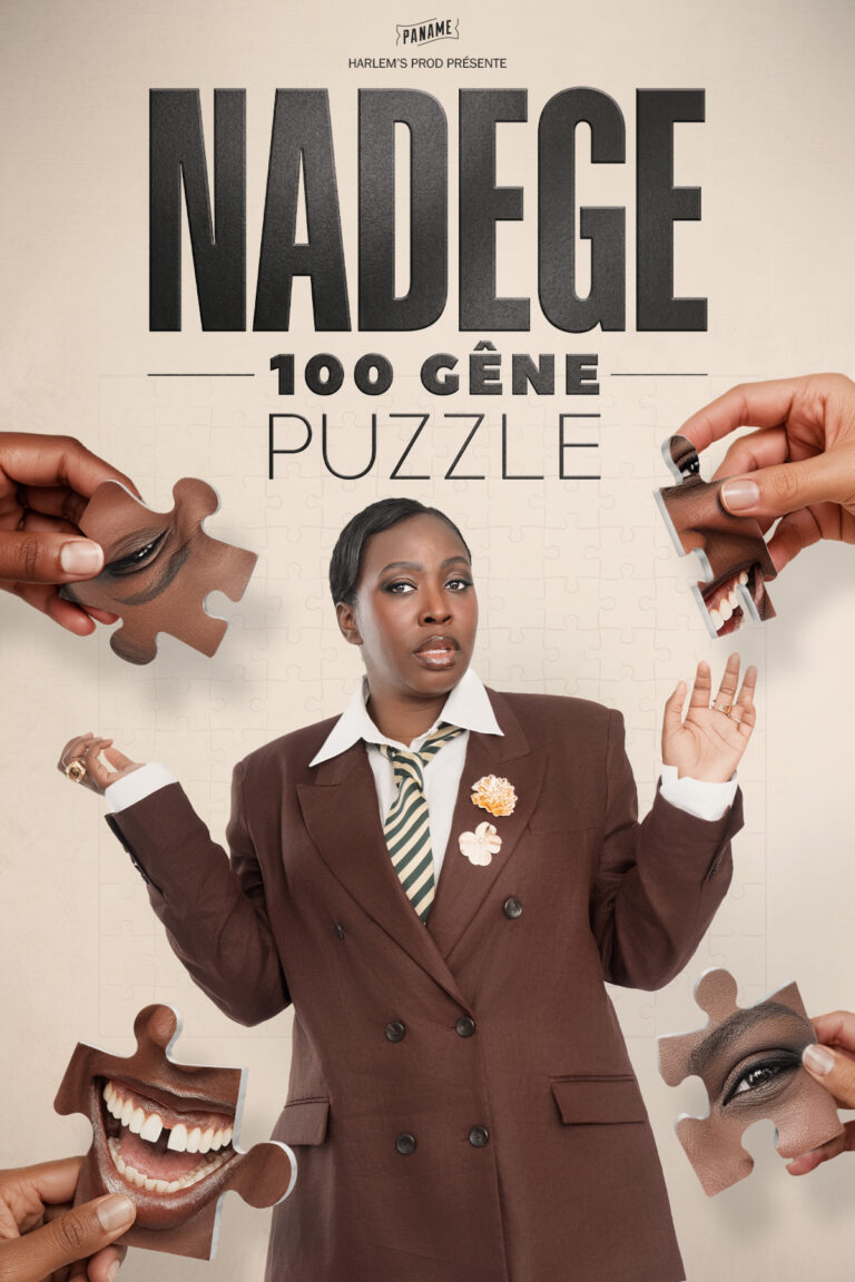 Affiche du spectacle Puzzle de Nadège 100 gêne à la Comédie de Rennes