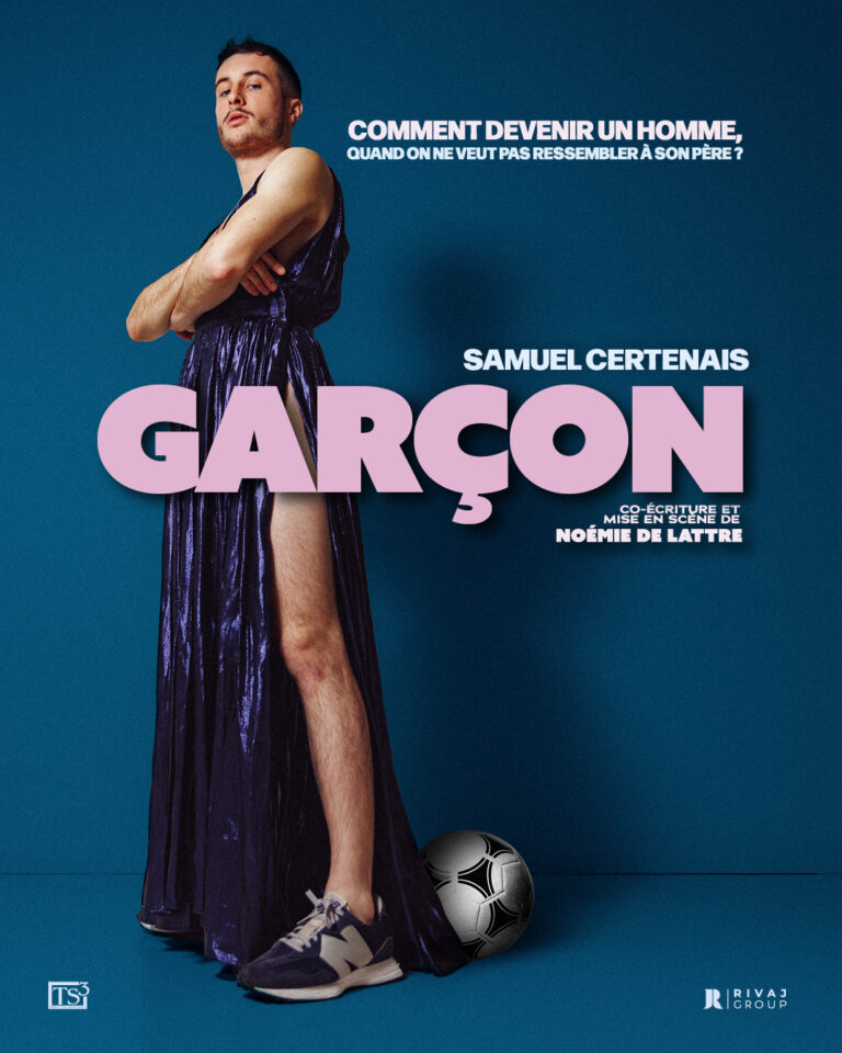 Affiche du spectacle Samuel Certenais : Garçon à la Comédie de Rennes