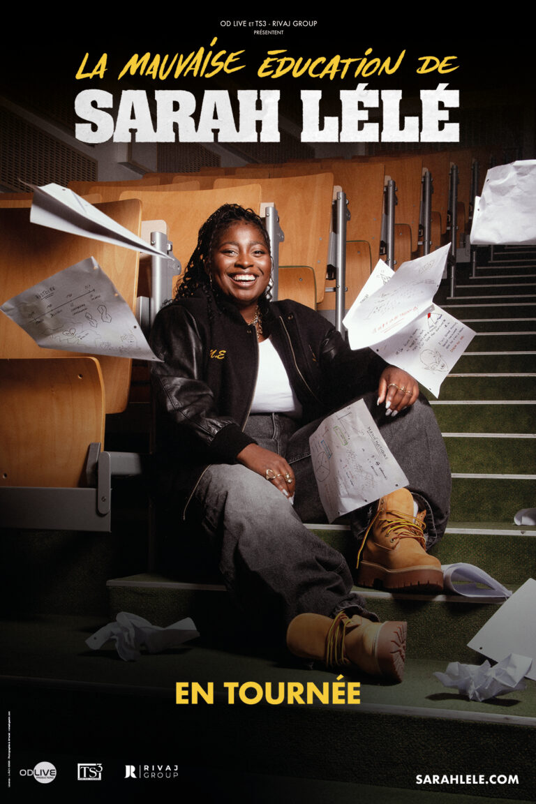 Affiche du spectacle Sarah Lélé : La mauvaise éducation à la Comédie de Rennes