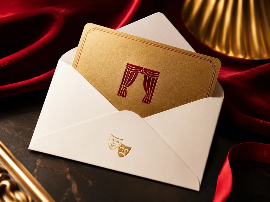 Carte cadeau spectacle dans son enveloppe — Comédie de Rennes