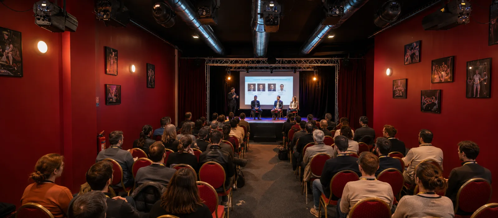 La salle de la Comédie de Rennes aménagée pour un séminaire ou un événement professionnel à Rennes