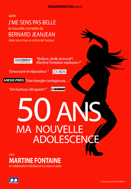 Affiche du spectacle 50 ans, ma nouvelle adolescence à la Comédie de Rennes